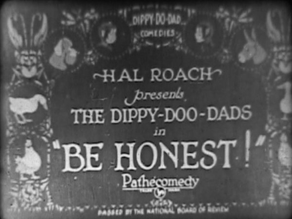 Be Honest! (1923) title card