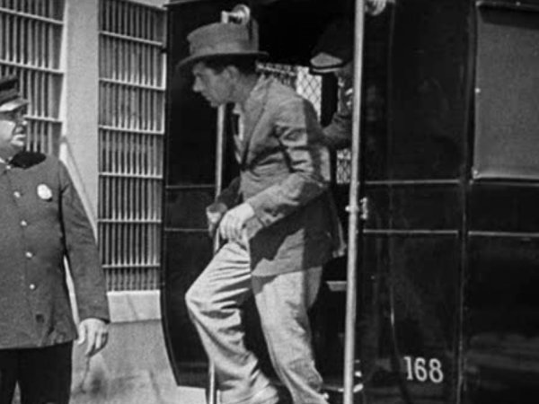 Charlie Hall in The Hoose-Gow (1929) DVD screencapture - Lord Heath - Laurel & Hardy - Another Nice Mess - http://www.lordheath.com/
