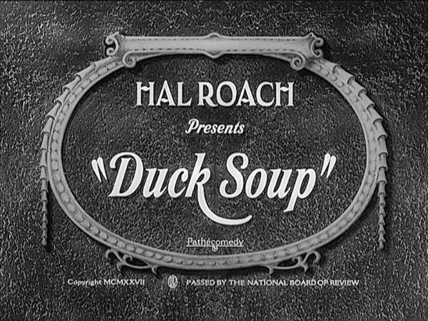 Duck Soup (1927)