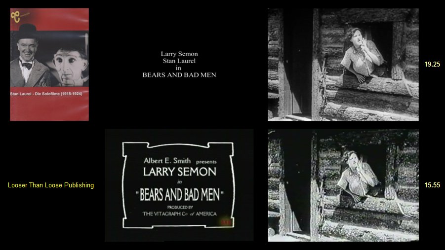 DVD comparison of Bears And Bad Men
