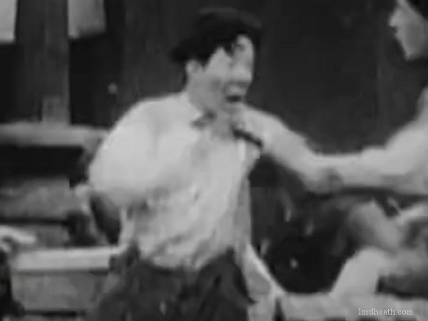 Fred C. Newmeyer in Skinny Gets A Goat (1917)