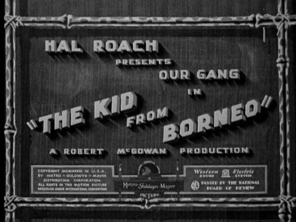 The Kid From Borneo [1933]