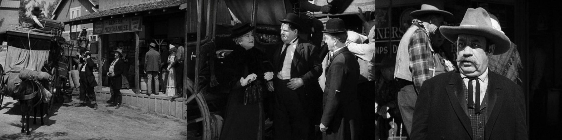 Tiny Sandford replaced by Stanley Fields in the same scene in Way Out West