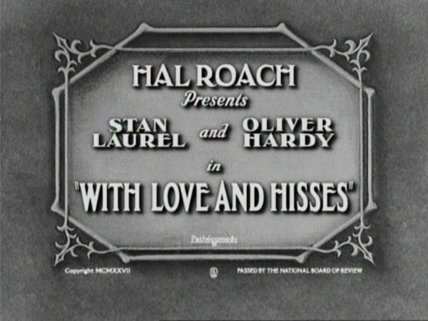 With Love And Hisses (1927)