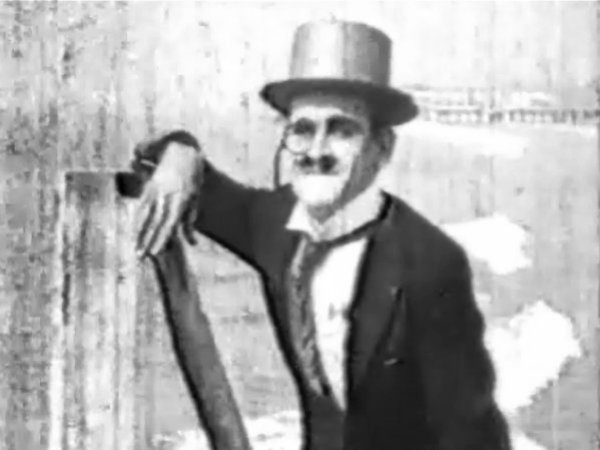 James Parrott in Let's Go (1918)
